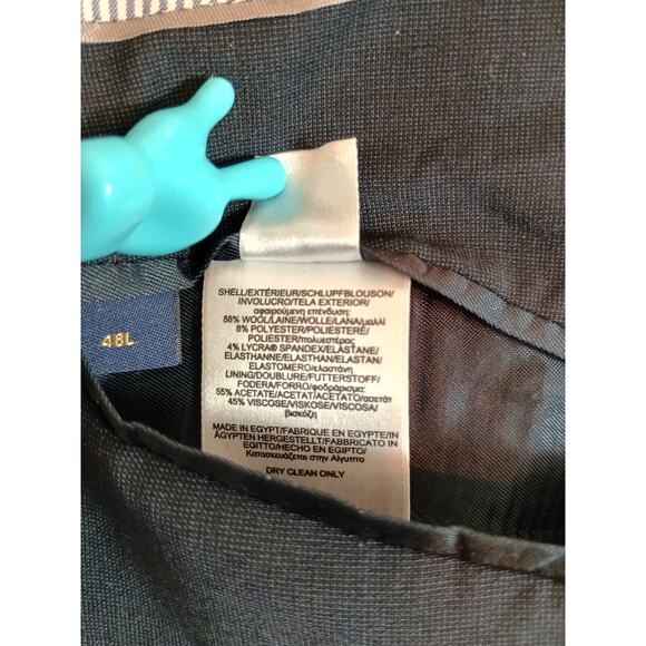 Brooks Brothers Blazer Men 48L Blue Gray Explorer Fitzgerald Career Sport Coat - Picture 7 of 12